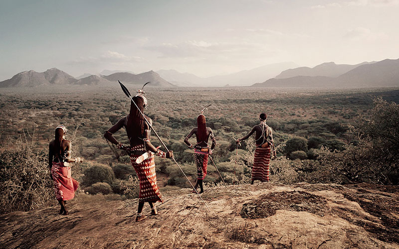 die massai in kenia